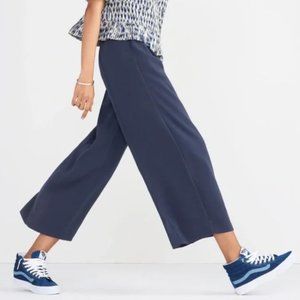 Madewell Caldwell Navy Blue High Rise Crop Trousers Size S